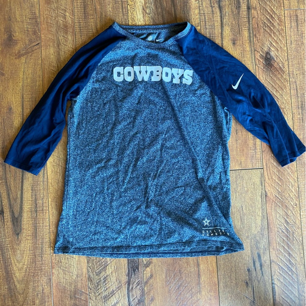 Dallas Cowboys Nike 3/4 Sleeve Shirt